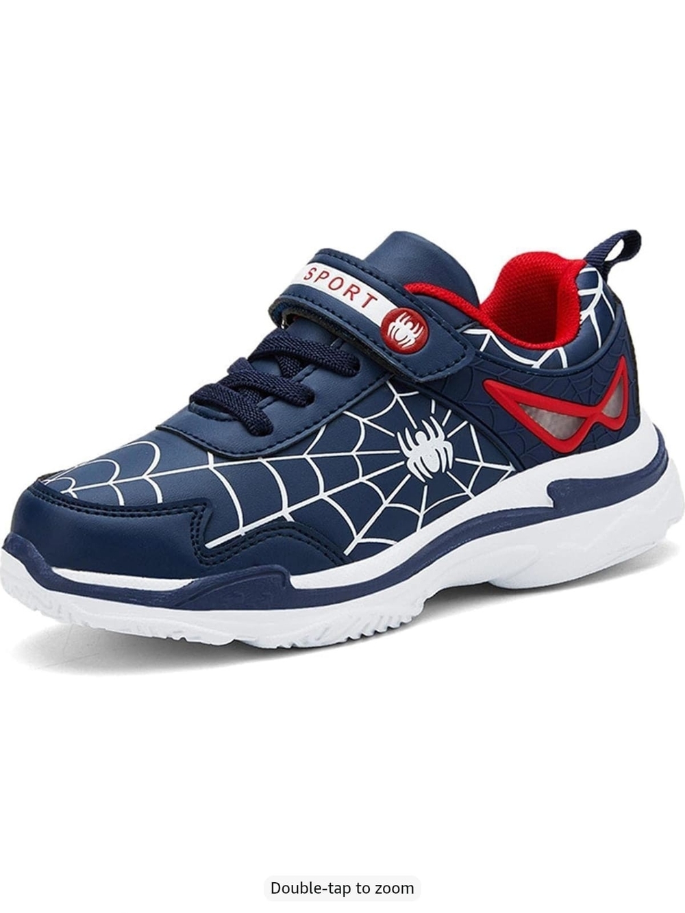 Kids Navy Graphic  Sneakers